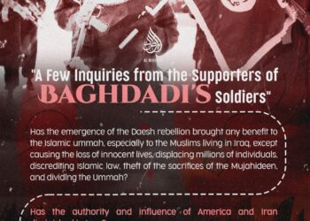 “A Few Inquiries from the Supporters of Baghdadi’s Soldiers”