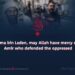 Sheikh Usama bin Laden, may Allah have mercy on him, the Amir who defended the oppressed