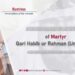 A Brief Overview of the life of Martyr Qari Habib ur Rahman (Umar Khalid), who was martyred in the battle against the ISIS-Khawarij