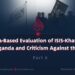 A Sharia-Based Evaluation of ISIS-Khawarij’s Propaganda and Criticism Against the IEA | Part 6 |
