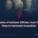 The Claims of Pakistani Officials: From Charity Pleas to Fabricated Accusations