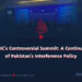 “The Controversial OIC Summit: A Continuation of Pakistan’s Policy of Interference”