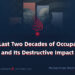 The Last Two Decades of Occupation and Its Destructive Impact