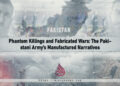 Phantom Killings and Fabricated Wars: The Pakistani Military’s Manufactured Narratives