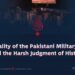 The Brutality of the Pakistani Military Regime and the Harsh Judgment of History