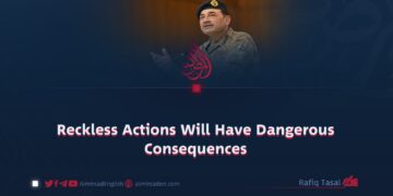 Reckless Actions Will Have Dangerous Consequences