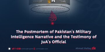 The Postmortem of Pakistan’s Military Intelligence Narrative and the Testimony of JuA’s Official Letterhead
