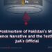 The Postmortem of Pakistan’s Military Intelligence Narrative and the Testimony of JuA’s Official Letterhead