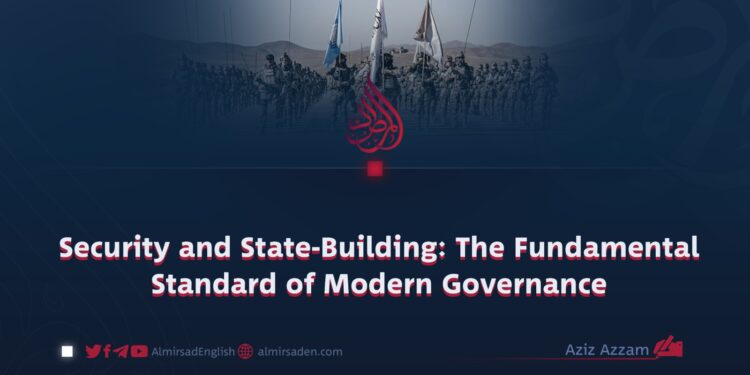 Security and State-Building: The Fundamental Standard of Modern Governance
