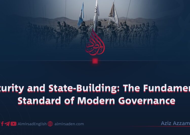 Security and State-Building: The Fundamental Standard of Modern Governance