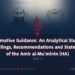Reformative Guidance: An Analytical Study of the Rulings, Recommendations and Statements of the Amir al-Mu’minin (HA)